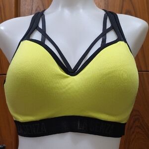 La Senza Vibrant Yellow and Black Bra